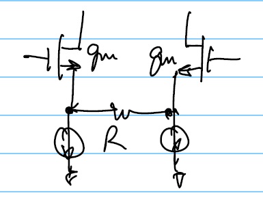 Differential Pair with R degeneration